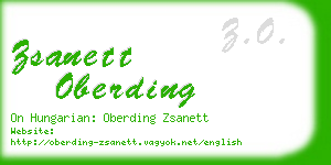 zsanett oberding business card